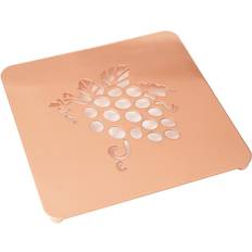 Copper Trivets Creative Home 7.5" Plated Metal Square Trivet, Copper Bronze N/A Trivet