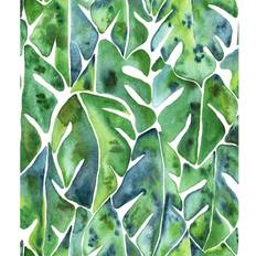 Wallpapers RoomMates Cat Coquillette Philodendron P&S Wlpapr, Multicolor