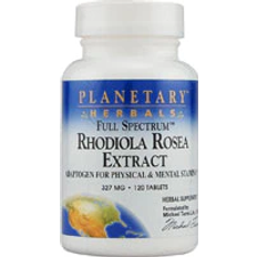 Planetary Herbals Full Spectrum Rhodiola Rosea Extract 327 mg 120 Tablets