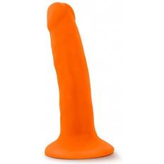 Blush Novelties Neo 5.5 Inch Dual Density Cock Neon Orange in stock