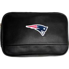 Black - Leather Toiletry Bags Cuce New England Patriots Cosmetic Bag