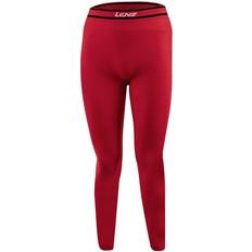 Rojo Pantalones Térmicos Lenz Malla larga Merino 6.0 rojo negro - Red