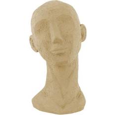Present Time Face Art Brun L Figurine 28.4cm