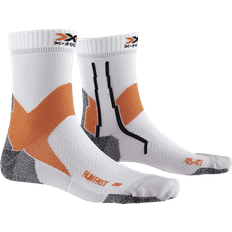 X Bionic Run Fast 4.0 Socks - Artic White/Orange