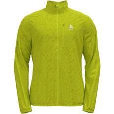 Odlo Zeroweight Print Jacket - Yellow