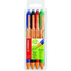 Penne a sfera Stabilo Penna A Sfera A Scatto Pointball 1.0 mm 4 Pcs