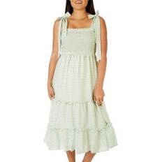 Nina Leonard Women's Syliva Print Midi Dress, Large