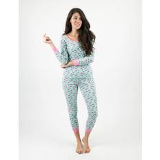 Clothing Leveret Women's Flamingo Cotton Pajama Set