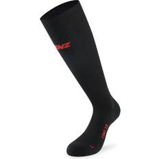 Rouge Chaussettes Lenz Chaussettes de Compression Merino - Noir