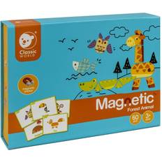 Eläin Magneettiset Hahmot Classic World Magneettinen palapeli Eläimet Board Memory Blocks 60 el