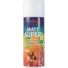 Plasti-Kote PKT3100SE Super Matt Spray White 400ml