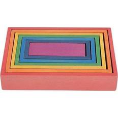 Learning Advantage CTU73414 Wooden Rainbow Architect Rectangles