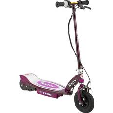 Kick Scooters Razor E100 Motorized 24V Rechargeable Electric Scooter Powered Kids Purple