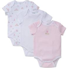 White Bodysuits Little Me 9M Baby Bunnies 3-Pack Bodysuits Pink/white