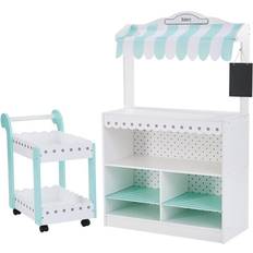 Teamson Kids My Dream Bakery Shop Treat Stand & Dessert Cart