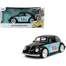 Leksaksfordon volkswagen beetle leksaker Jada I Love The 50's 1959 Volkswagen Beetle 1:24 Scale Die-Cast Metal Vehicle