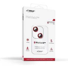 Apple iPhone 13mini/13 Pishield Series Titanium Alloy Lens Protector Passion Red