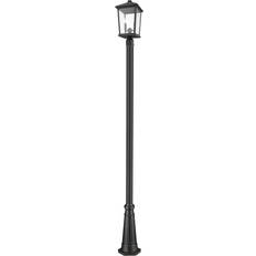 Bronze Pole Lighting Z-Lite Beacon 2L Lamp Post 103.2"