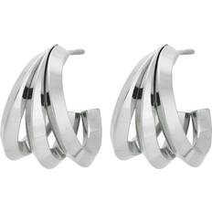 Edblad Aralia Triple Creoles M Earrings - Silver