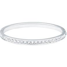 Ted Baker Silver Tone Crystal Hinge Bangle - Clemara
