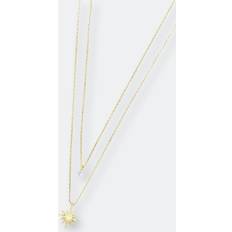 Necklaces sale Ettika Layered Starburst Crystal Necklace