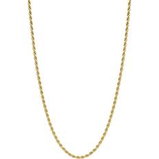 Adornia Rope Chain Necklace - Gold