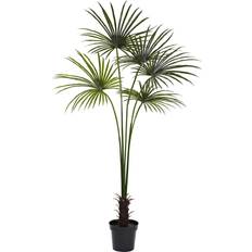 Figurines Nearly Natural 7-foot Artificial Fan Palm Tree, Green Figurine