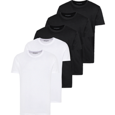 T shirts 5 pack Denim Project T-shirt 5-pack - Black/White