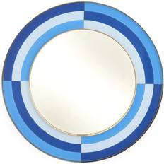 Jonathan Adler Mirrors Jonathan Adler Harlequin Round Wall Mirror