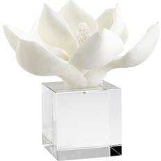 Figurines White 9-Inch Oleander Sculpture