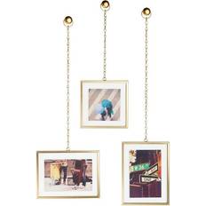 Umbra Messing Vægdekorationer Umbra Brass Fotochain Picture Frame Set of 3 Photo Frame