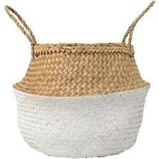 Bloomingville Woven Wicker Decorative Storage Basket