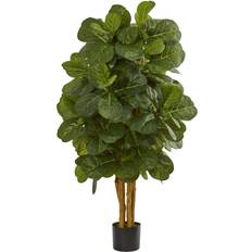 Nearly Natural 4' Fiddle Leaf Fig Artificial Tree