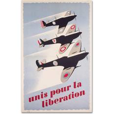 Posters Trademark Fine Art 'Propaganda for Liberation' Canvas Art,16x24 Poster