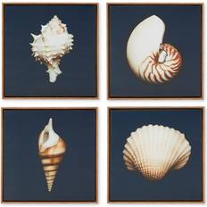 Ocean Seashells 4-pc. Wall Set