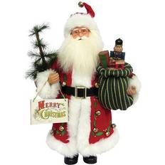 Cotton Figurines Santa's Workshop Merry Christmas Figurine 17"