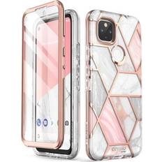 Mobile Phone Accessories i-Blason Cosmo Marble Pink Case for Google Pixel 4a 5G (GooglePixel4A-5G-Cosmo-SP-Marble) Quill Pink