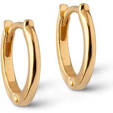 Enamel hoops 8mm ENAMEL Copenhagen Classic Hoops Earrings 8mm - Gold