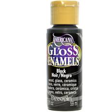 Americana Gloss Enamels black 2 oz