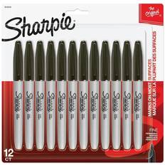 Water Resistant Pencils Sharpie 12pk Permanent Markers FineTip Black