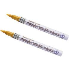 Uchida Marvy Uchida Calligraphy Opaque Paint Markers, Gold, 2/Pack (6514957a)