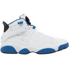 Herren - Schnellschnürung Basketballschuhe Nike Jordan 6 Rings M - White/Black/Dark Marina Blue/White