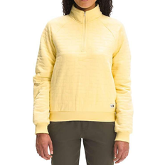 The North Face Women’s Longs Peak Quilted ¼ Zip Jacket - Pale Banana White Heather