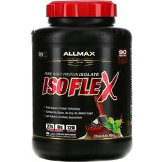 Mint Protein Powders Allmax Nutrition IsoFlex Pure Whey Isolate Protein Chocolate Mint 2.27kg