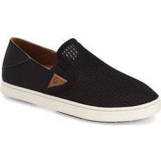 OluKai Shoes OluKai Pehuea W - Black Faux Leather