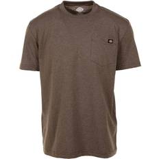 Dickies Short Sleeve Heavyweight Heathered T-shirt - Chocolate Heather