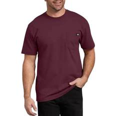 Dickies Short Sleeve Heavyweight Heathered T-shirt - Burgundy