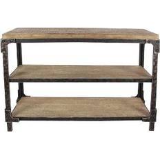 Console Tables Olivia & May Rustic 3 Tier Console Table 19x48"