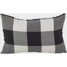 Saro Lifestyle Buffalo Complete Decoration Pillows Black (50.8x33.02cm)