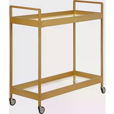 Brass Tables Hudson & Canal Cooper Trolley Table